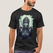 Backprint The Dark Fantasy female Knight Tシャツ (正面)