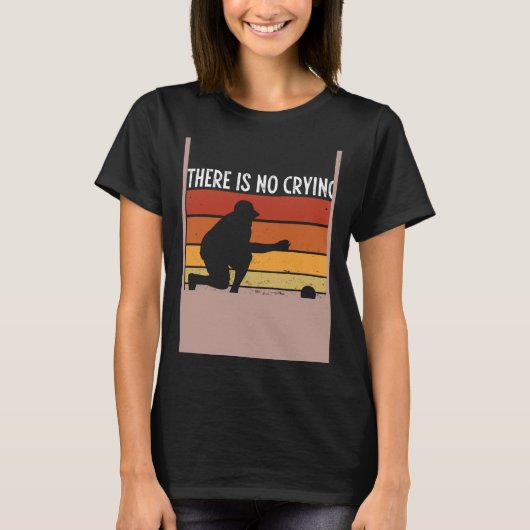 Backprint There S No Crying In Bocce Ball Tシャツ (正面)