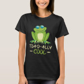 Backprint Toad ally cool cool frog Tシャツ (正面)