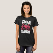 Backprint Vegan From My Head Tomatoes Veganism Tシャツ (正面フル)