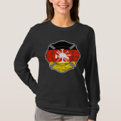 Backprint Voluntary Fire Brigade Germany Tシャツ (正面)