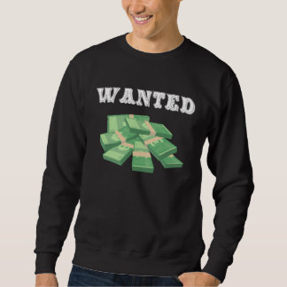 Backprint Wanted Money スウェットシャツ