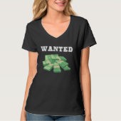 Backprint Wanted Money Tシャツ (正面)