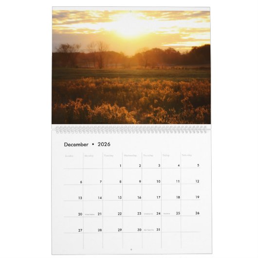 Backroads & Small Towns - KMongtomery Calendar カレンダー (12月 2026)