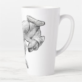 Backside Bliss – Lounging Dog Art Mug カフェラテマグ
