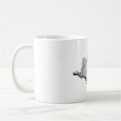 Backside Bliss – Lounging Dog Art Mug コーヒーマグカップ (左)