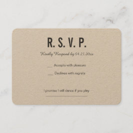 BACKSIDEDと幾何学的ハートRSVPカー結婚ド 出欠カード