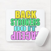 Backstrokersは上向きそれをします マウスパッド (マウス)