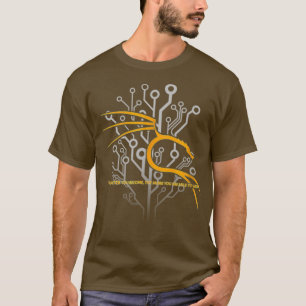 Backtrack Kali Linux with Dragon and Tagline Orang Tシャツ