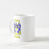 Backusの紋章付き外衣 コーヒーマグカップ (正面左)