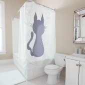 Backward Shy Cat Duvet Cover シャワーカーテン (インサイチュ)