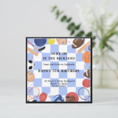 Backyardの子供の写真でゲームをカスタム開始 招待状 (スタンド正面)