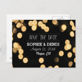 Backyard《写真》ぼけ味ライト日付はがきを保存 案内ポストカード (正面/裏面)