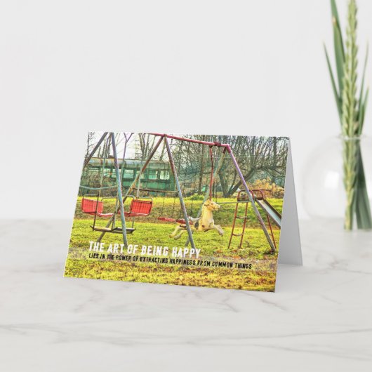 BACKYARD 遊 Greeting Card サンキューカード (正面)