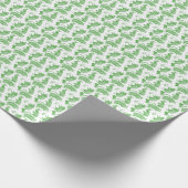 Backyard Animals Holiday Wrapping Paper (Green) ラッピングペーパー (角)