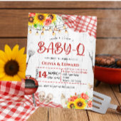 Backyard BBQ Baby Shower 招待状