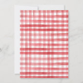 Backyard BBQ Birthday Party Invitation 招待状 (裏面)