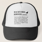 Backyard Birder Definition - Garden Birdwatching キャップ (正面)