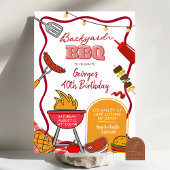 Backyard Birthday BBQ 招待状