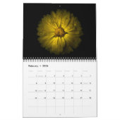 Backyard Flowers 10 Color Version カレンダー (2月 2026)