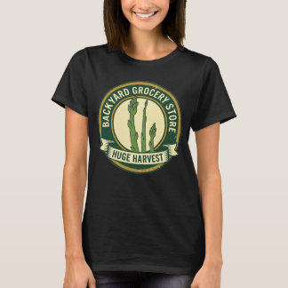 Backyard Grocery Store Huge Asparagus Harvest Tシャツ