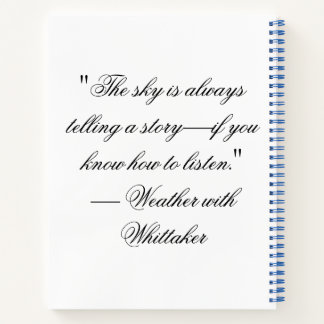 Backyard Meteorology Journal  ノートブック