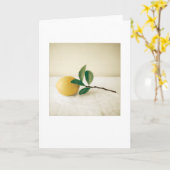 Backyard Meyer Lemon Photo 絵画's 空白の カード (黄色い花)