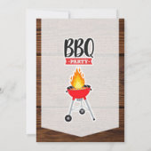 BACKYARD PARTY BBQ BIRTHDAY INVITATION 招待状 (裏面)