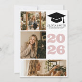 Backyard Pergola Photo Graduation Invite 招待状 (正面)