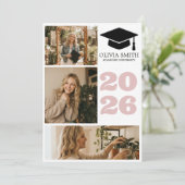 Backyard Pergola Photo Graduation Invite 招待状 (スタンド正面)