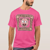 Baconカスタマイズ可能な(あなたの名前) CompanyのTシャツ Tシャツ (正面)