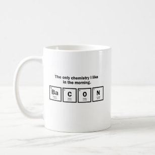 BaCON化学周期表要素Pun Mag コーヒーマグカップ