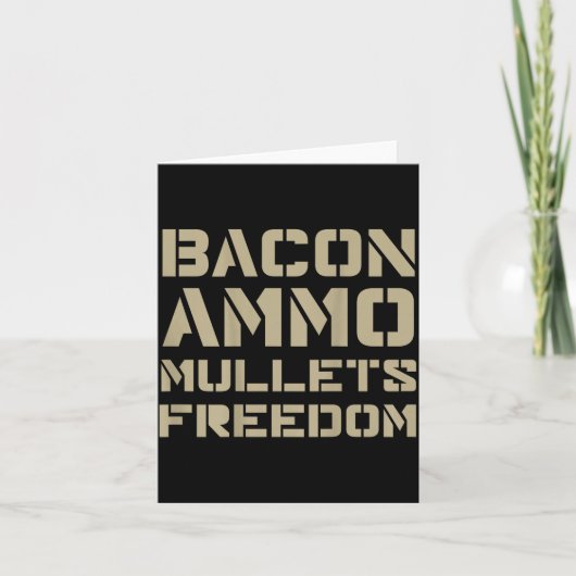 Bacon Ammo Mullets Dom (on Back)  カード (正面)