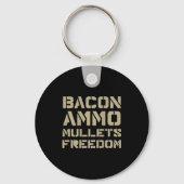 Bacon Ammo Mullets Dom (on Back)  キーホルダー (正面)