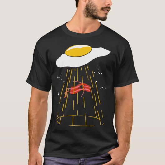 Bacon and Eggs  Alien Kids Egg Crispy Tシャツ (正面)