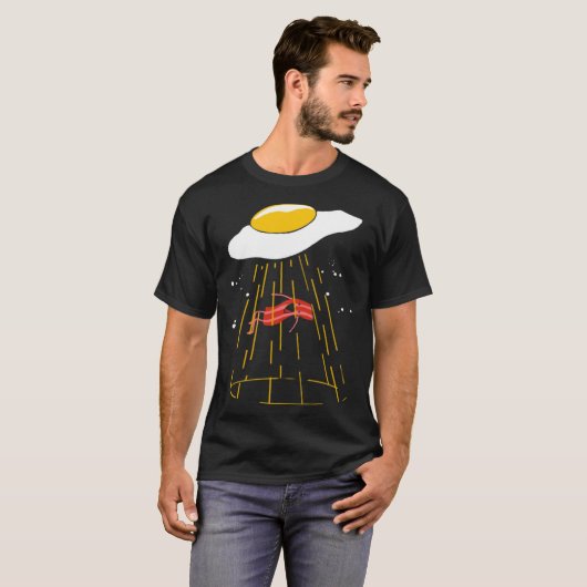 Bacon and Eggs  Alien Kids Egg Crispy Tシャツ (正面フル)