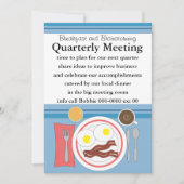 Bacon and Eggs All Business 招待状 (正面)