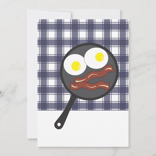 Bacon and Eggs All Business 招待状 (裏面)