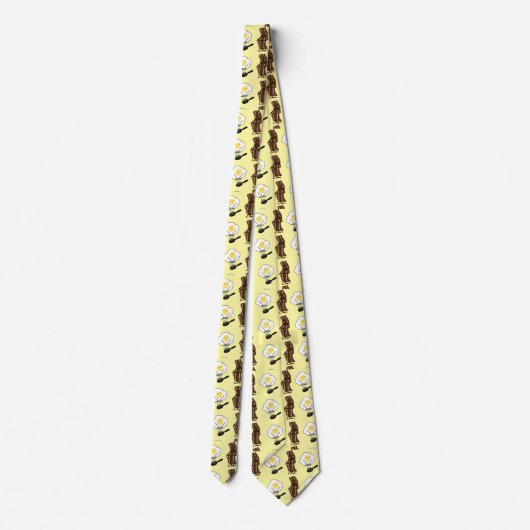 Bacon and eggs Necktie ネクタイ (裏面)
