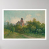 Bacon Art and Library建物、UC Berkeley (1237) ポスター (正面)