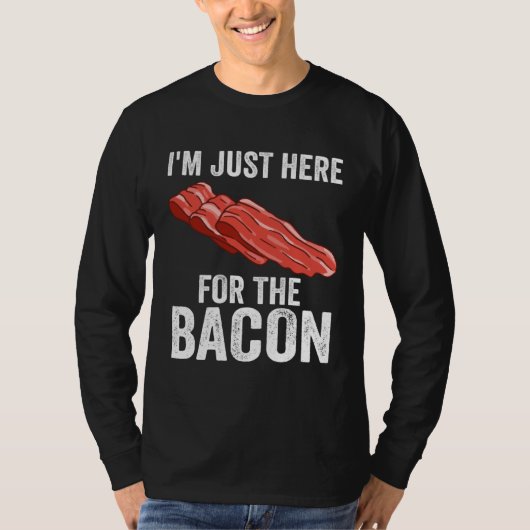 Bacon   Bacon Apparel Pig Pork Humor Men Women  1 Tシャツ (正面)