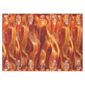 Bacon Calm保とYour Text テーブルクロス (正面(横))