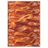 Bacon Calm保とYour Text テーブルクロス (正面)
