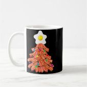 Bacon Christmas Tree Egg Top Shirt _ Funny Rk Love コーヒーマグカップ (左)