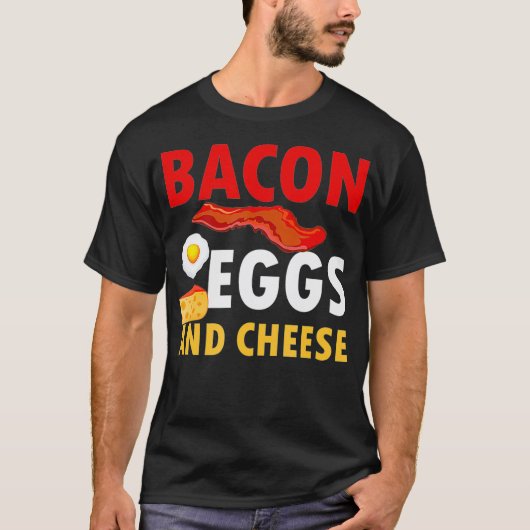 Bacon Egg and Cheese Tshirt For Keto Diet Tシャツ (正面)