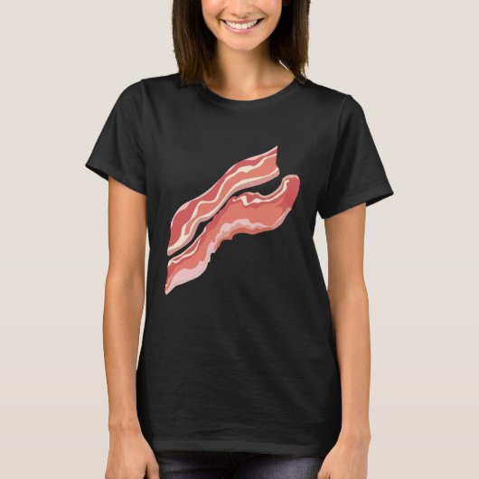 Bacon Halloween Breakfast Matching Couples Costume Tシャツ (正面)