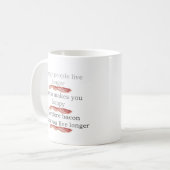 baconlogicwithbacon コーヒーマグカップ (正面左)
