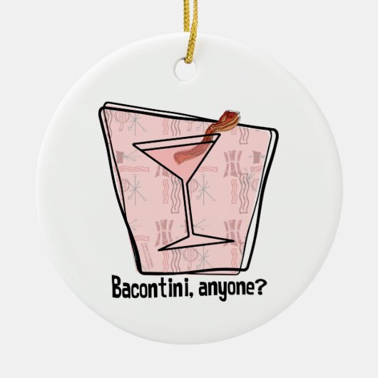 Bacontini Anyone セラミックオーナメント (正面)