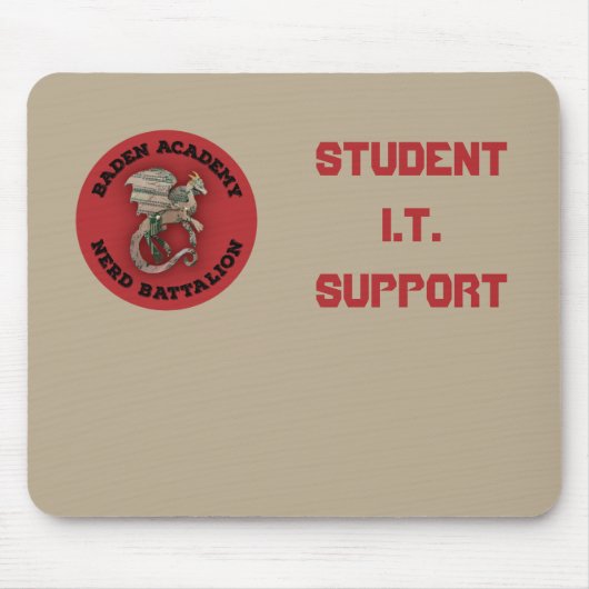 BACS「Student I.T. Support」マウスパッド(おたくのみ) マウスパッド (正面)