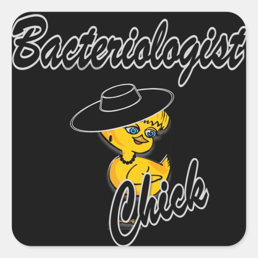 Bacteriologistのひよこ#4 スクエアシール (正面)
